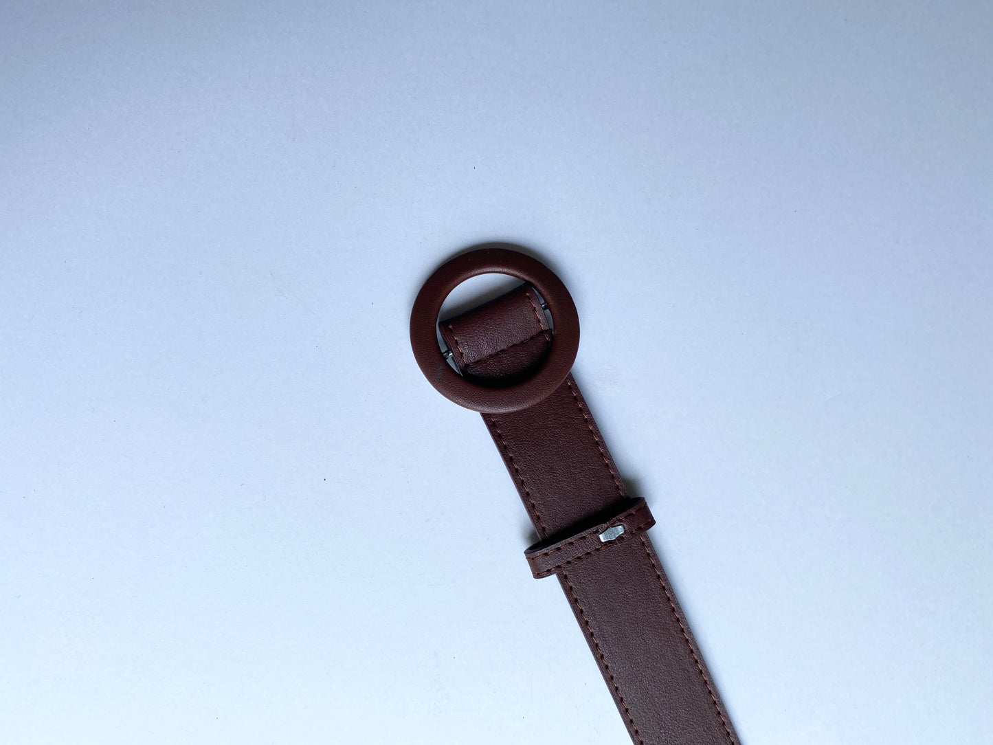 TIA Burgundy Circle Ring Belt