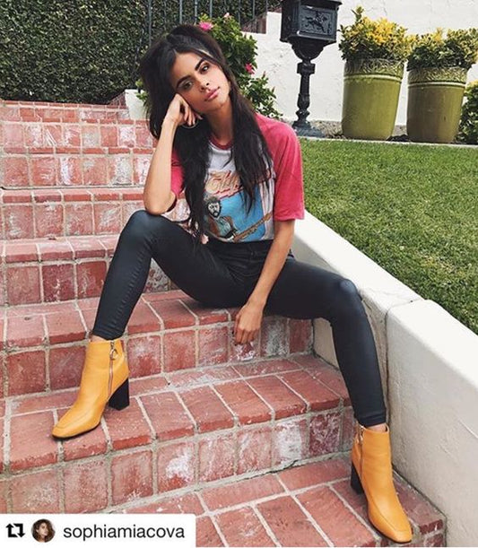 Sophia Miacova featured in the ELATI boots