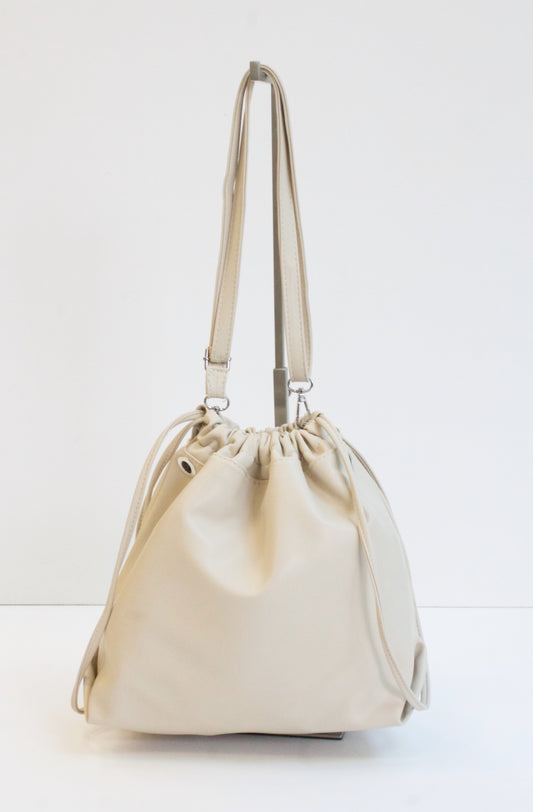 RONA Cream Drawstring Bag